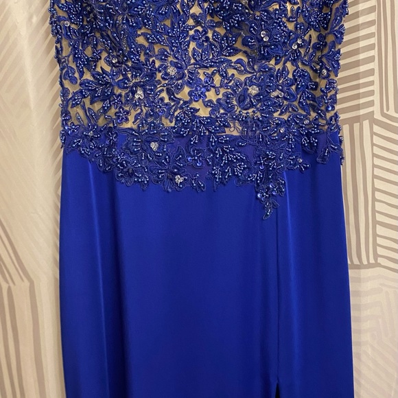 Royal Blue prom dress - Picture 4 of 7